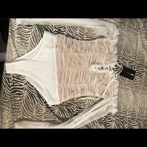 2 maura mesh bodysuits $12 each